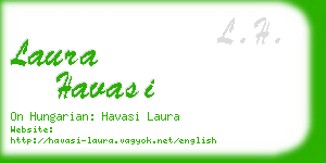 laura havasi business card